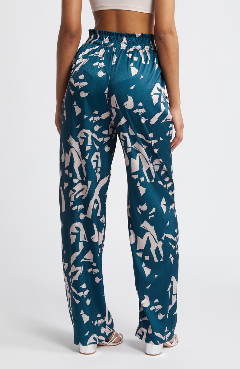 DIARRABLU Leer Batik Print Palazzo Pants, Alternate, color, 