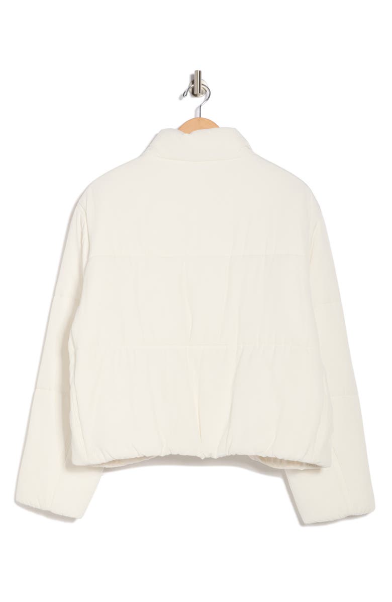 TravisMathew Mont Blanc 3.0 Quilted Crop Puffer Jacket, Alternate, color, Cloud Dancer