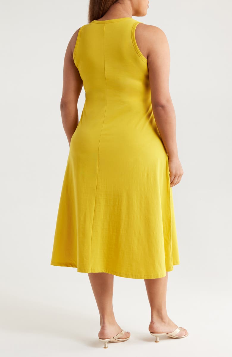 Universal Standard Sardinia Cotton Tank Dress, Alternate, color, Yellow
