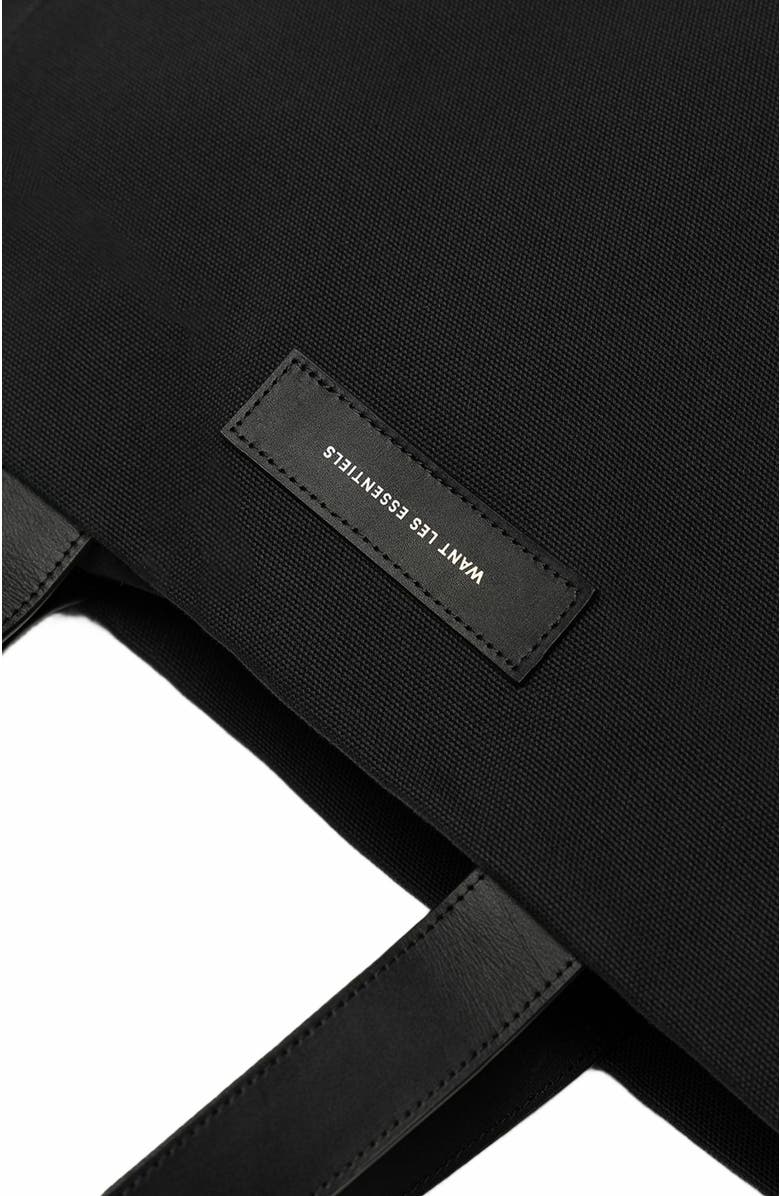 Want Les Essentiels Kenora Organic Cotton Canvas Tote, Alternate, color, Black