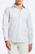 Robert Graham Figueroa Geo Print Stretch Cotton Button-Up Shirt
