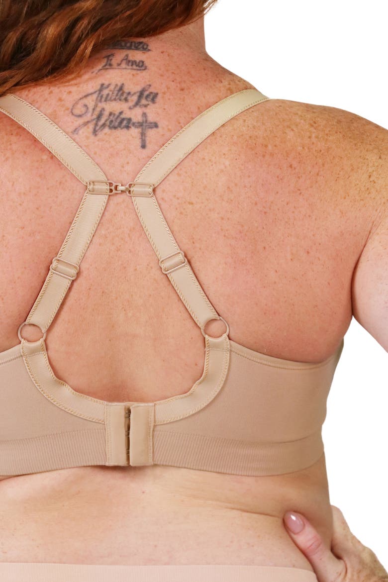 Tiramisu Ultimate Seamless Maternity & Nursing Bra, Alternate, color, Beige