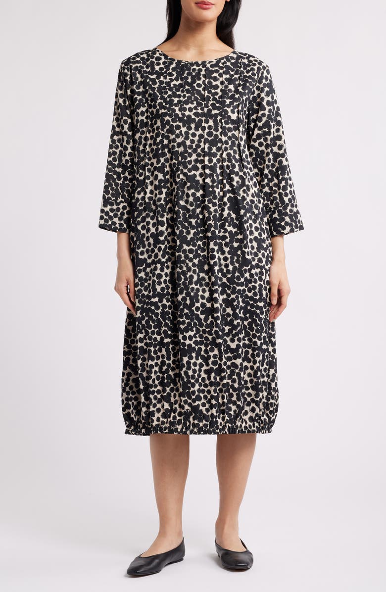 Masai Copenhagen Nukkel Fog Print Dress, Main, color, 
