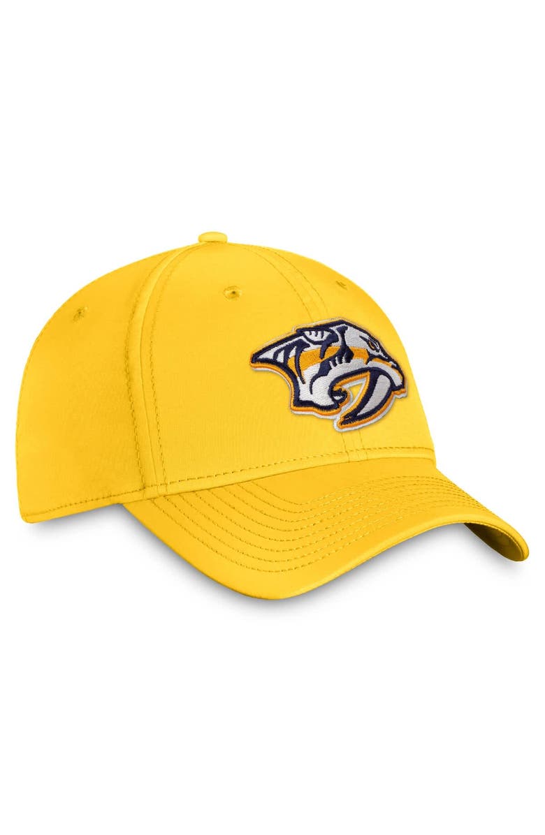 FANATICS Men's Fanatics Gold Nashville Predators Core Primary Logo Flex Hat, Alternate, color, Gold