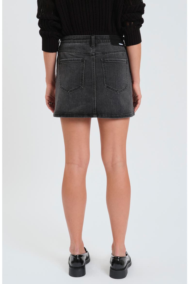 Malibu Denim Miniskirt, Alternate, color, SPADE