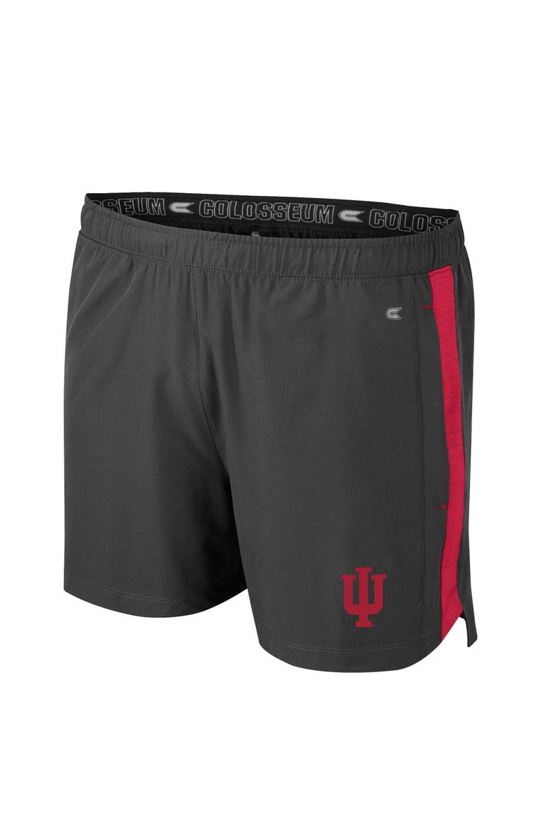 COLOSSEUM Men's Colosseum Charcoal Indiana Hoosiers Langmore Shorts, Alternate, color,