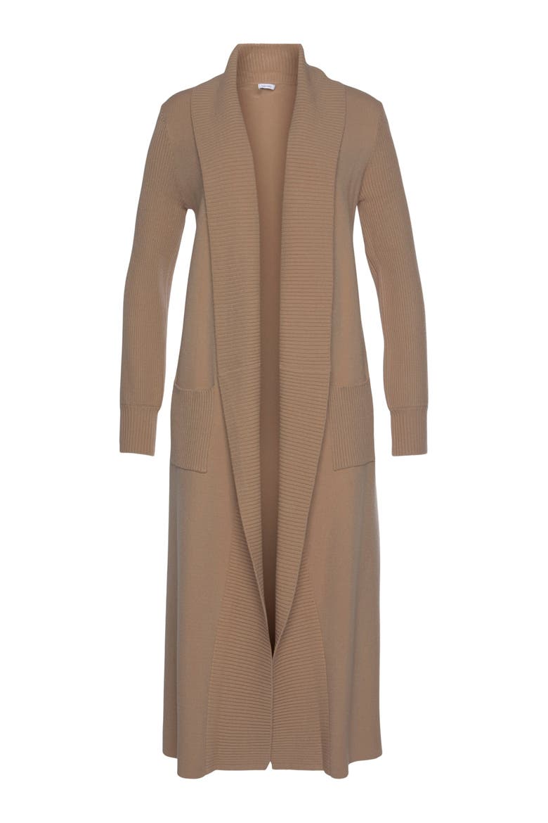 Long Knit Cardigan, Alternate, color, Camel