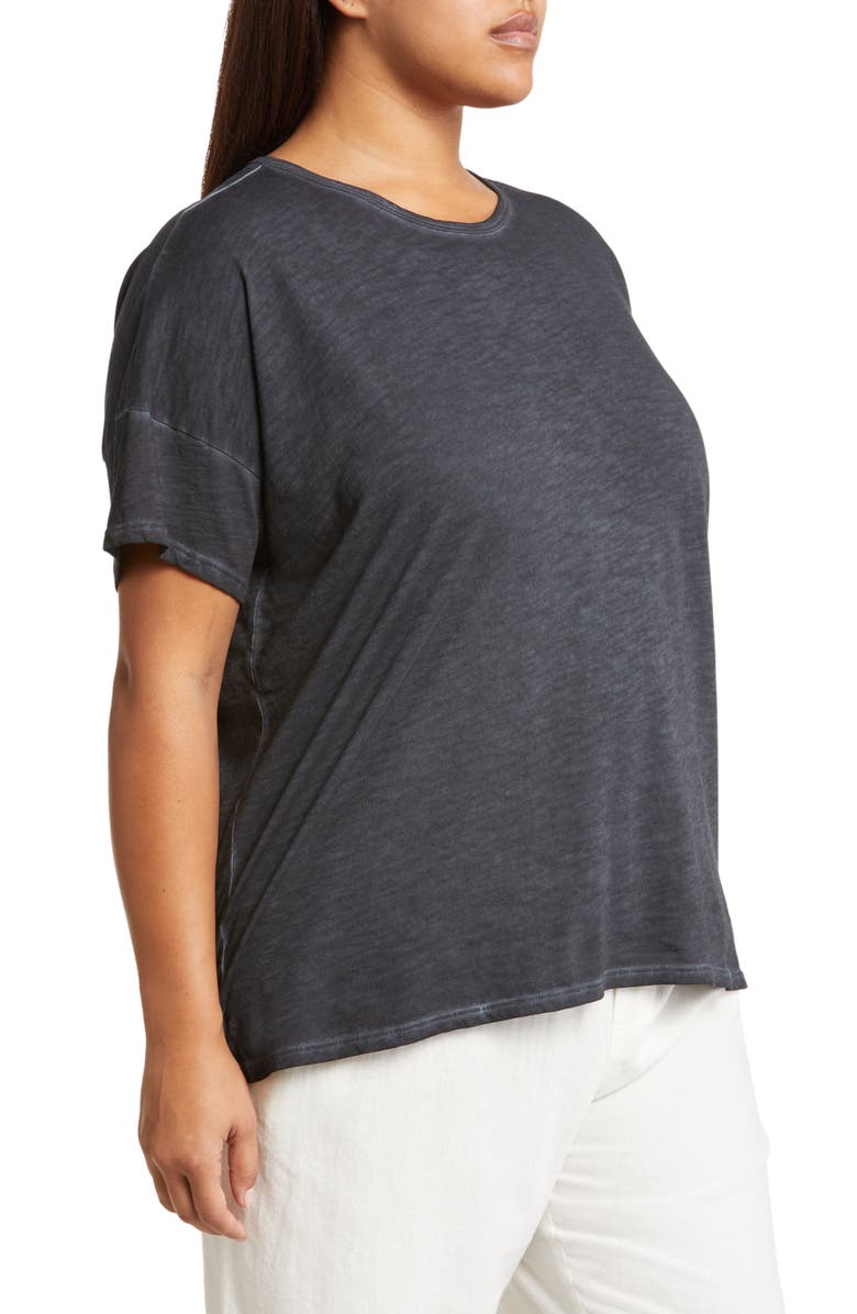 Eileen Fisher Boxy Organic Cotton T-Shirt, Alternate, color,
