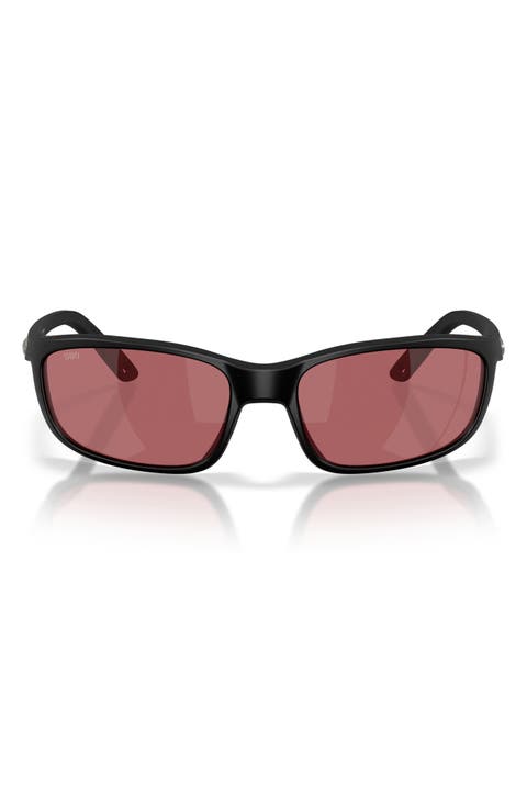 Brine II 59mm Polarized Rectangular Sunglasses