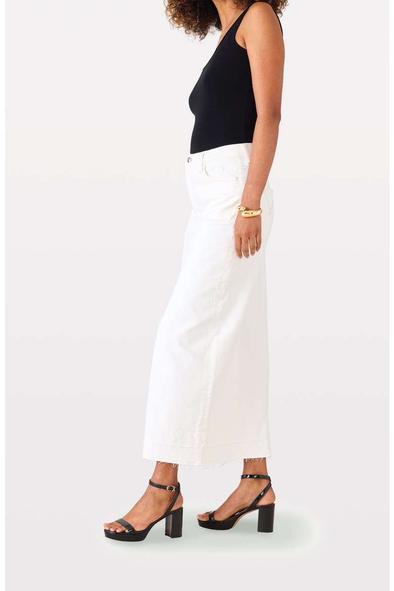 Hopper Denim Maxi Skirt, Alternate, color, White Shell