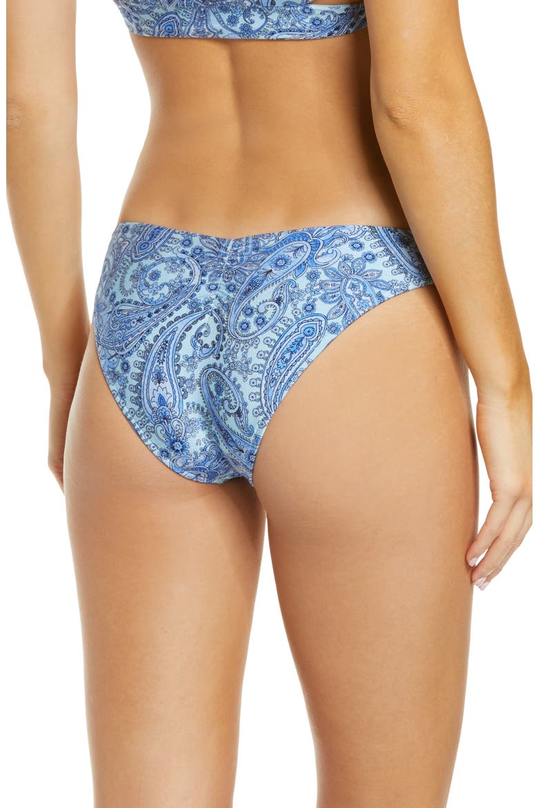 Haven Shine Bikini Bottoms, Alternate, color, BLUE PAISLEY