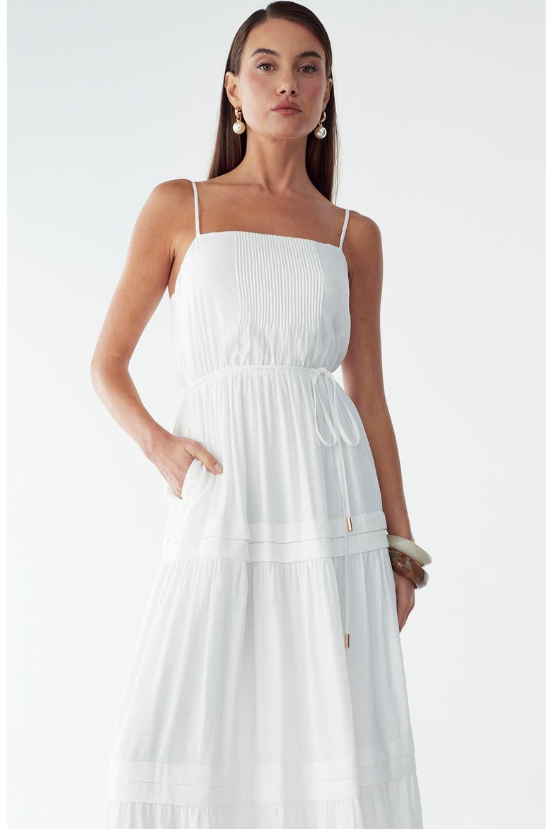 Roannah Maxi Dress, Alternate, color, White