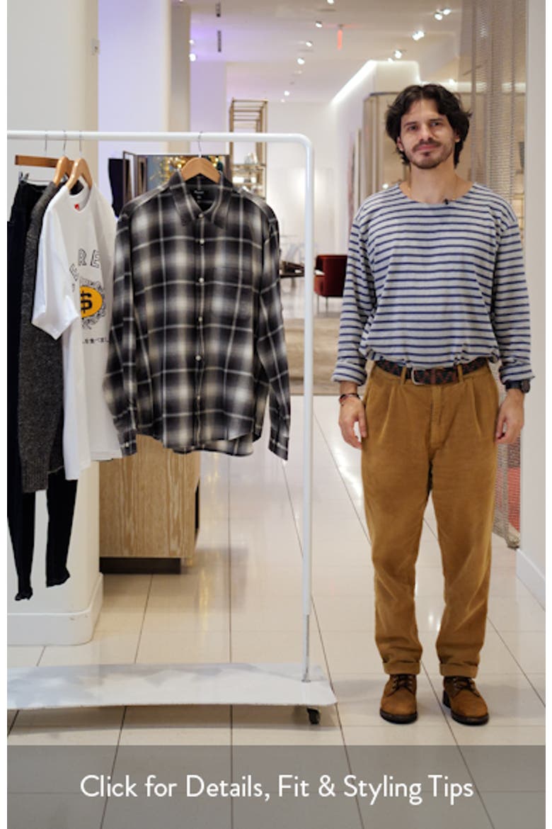 Plaid Flannel Button-Up Shirt video