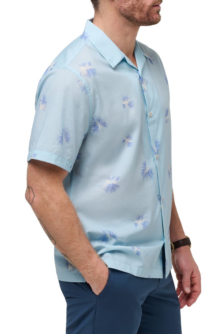 Casino Holiday Camp Shirt, Alternate, color, HEATHER DREAM BLUE