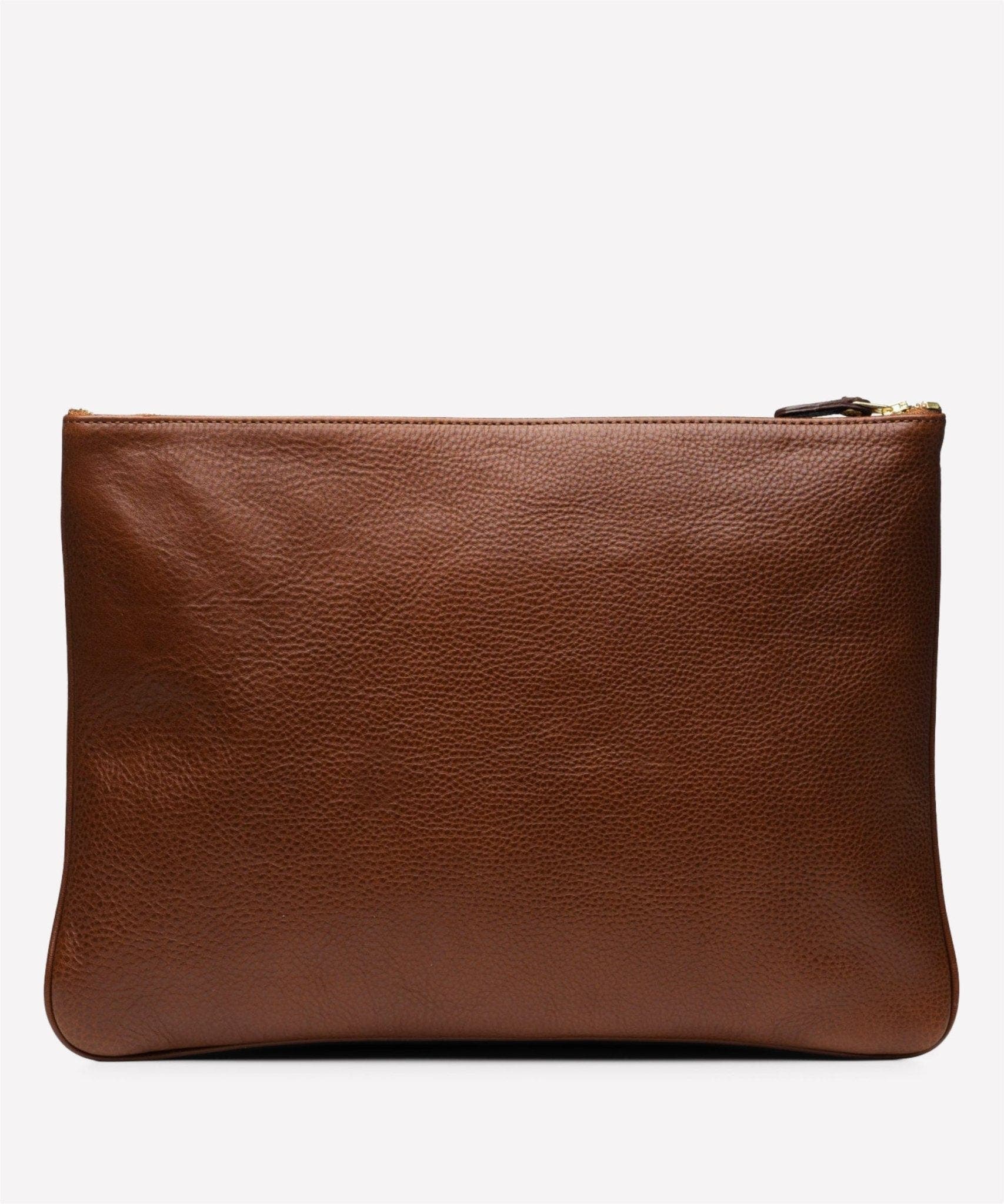 Pouch III No. 65, Alternate, color, Vintage Chestnut Leather