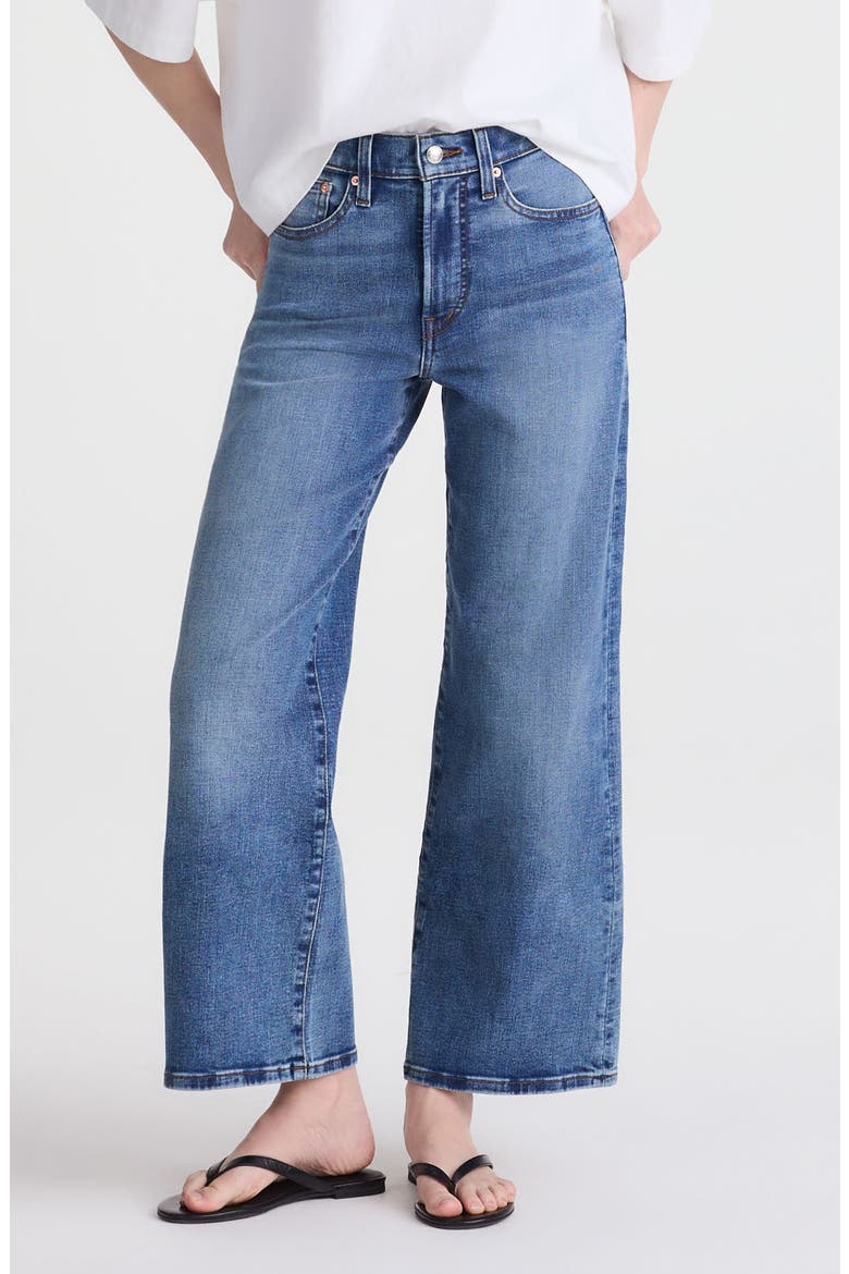 The Tall Wide-Leg Crop Jeans in Super Stretch Denim, Main, color, ONEIDA WASH
