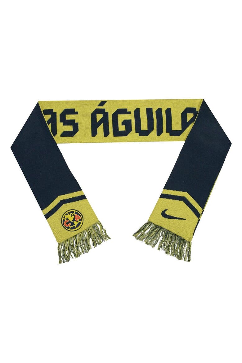 Club America Local Verbiage Scarf, Alternate, color, Navy