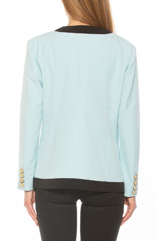 Alexia Admor Emele Oversize Contrast Trim Blazer