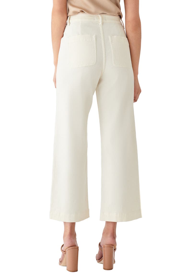 x Marianna Hewitt Hepburn High Waist Wide Leg Jeans, Alternate, color, SUTTER