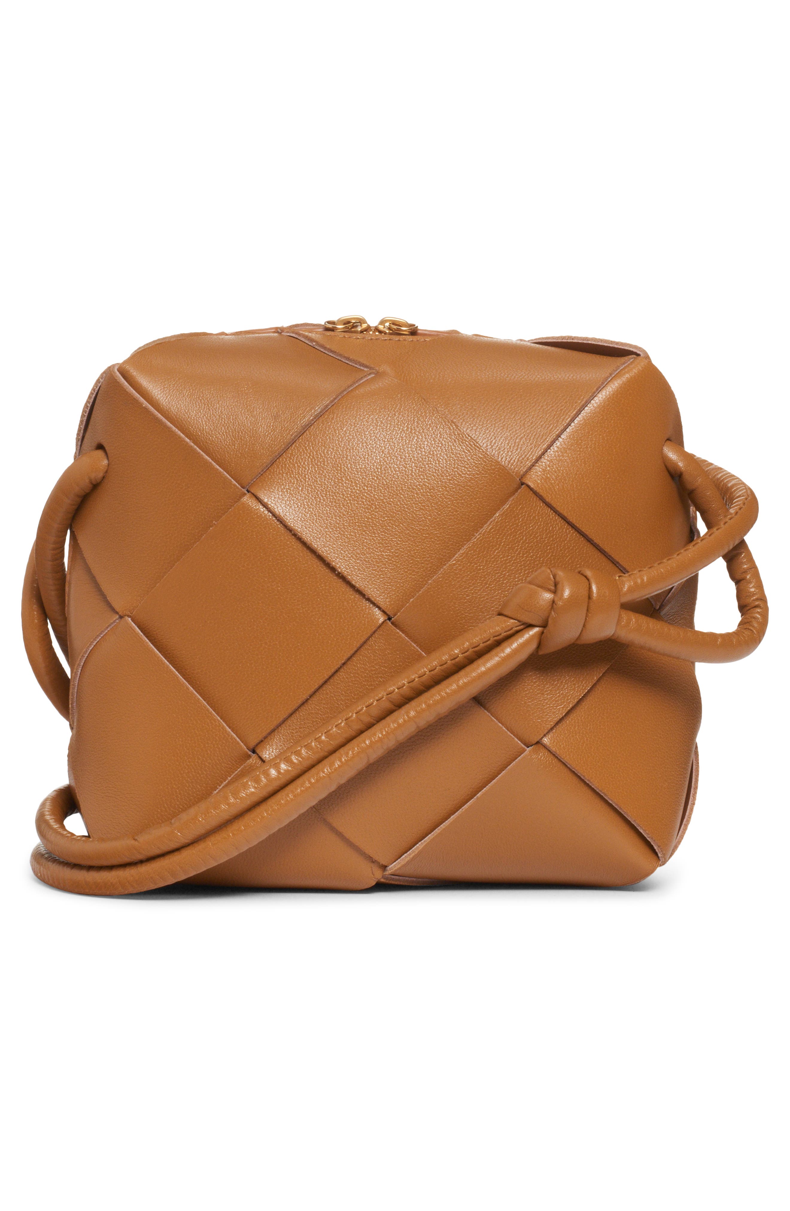 Bottega Veneta Mini Intrecciato Leather Crossbody Bag, Alternate, color, 