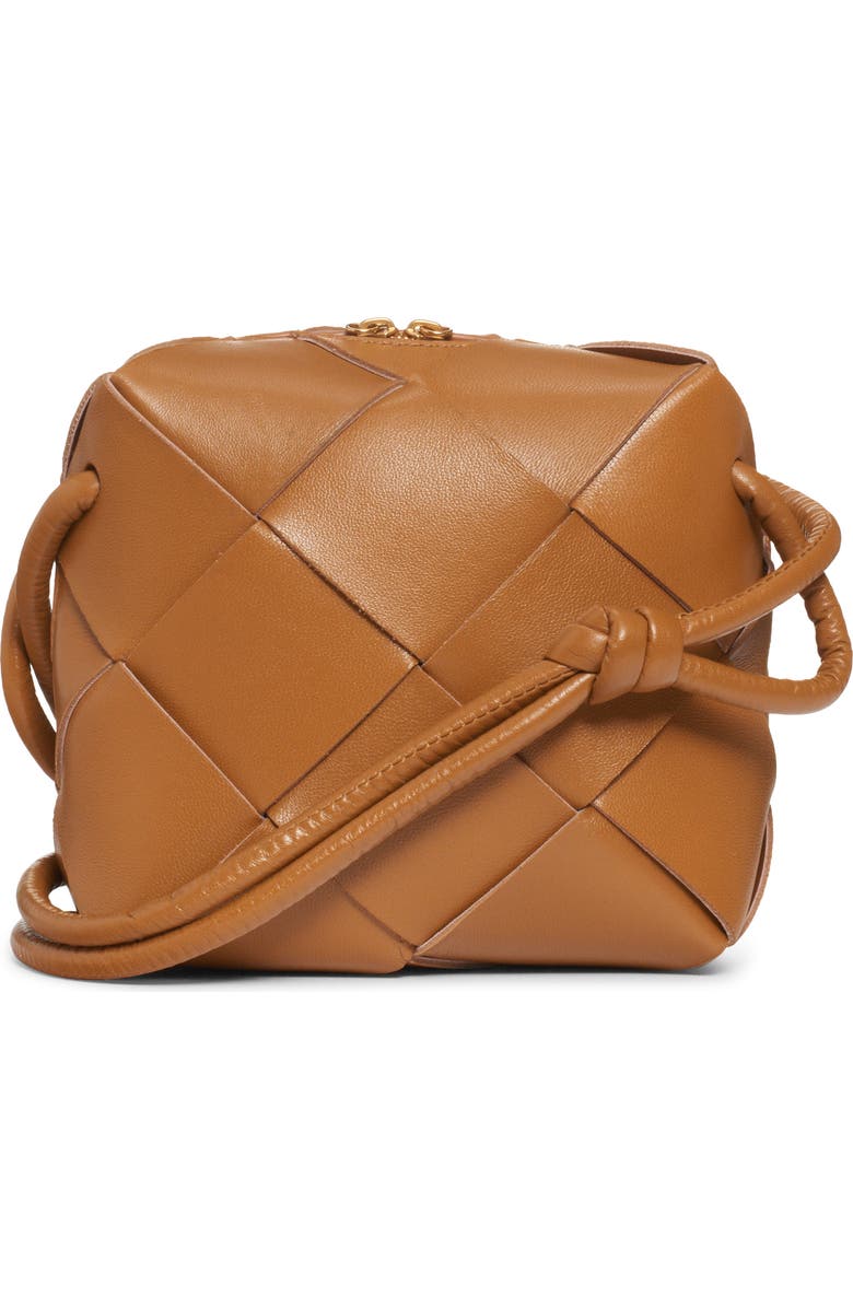 Bottega Veneta Mini Intrecciato Leather Crossbody Bag, Alternate, color,