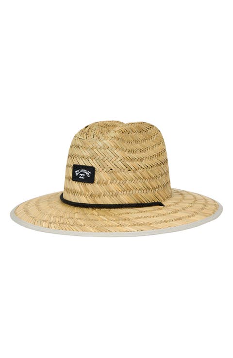 Tides Print Woven Straw Hat