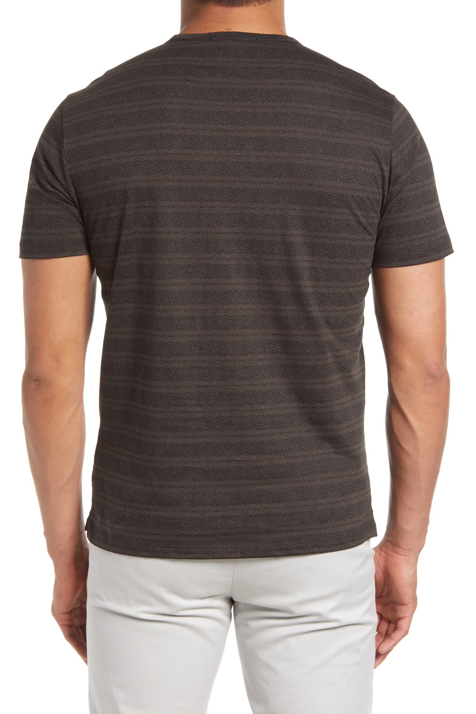 Neck Riing Robert Barakett Men's Pavillion Stripe V-Neck T-Shirt (Men) | Nordstromrack