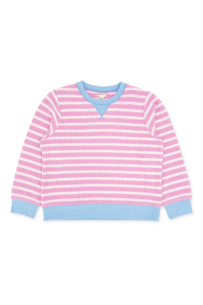 Kids' Scout Stripe Plush Top, Main, color, PINK GLOSS