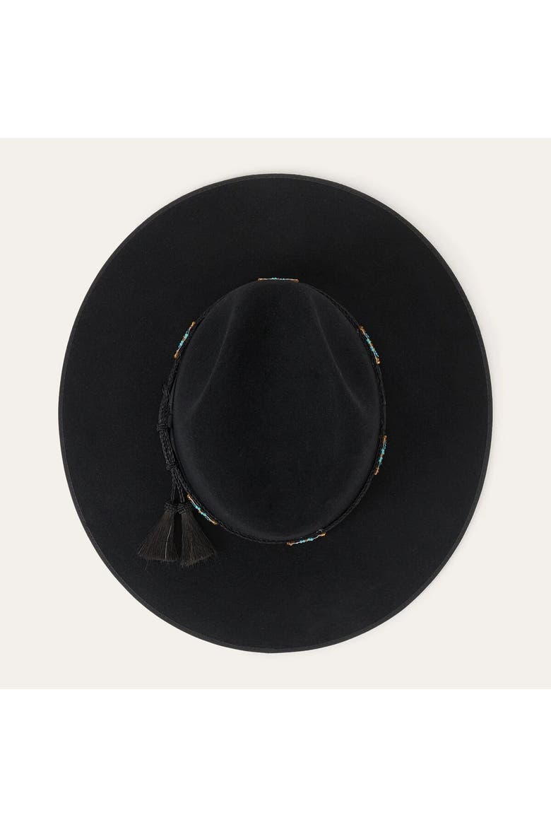 Helix Straw Hat, Alternate, color, Black