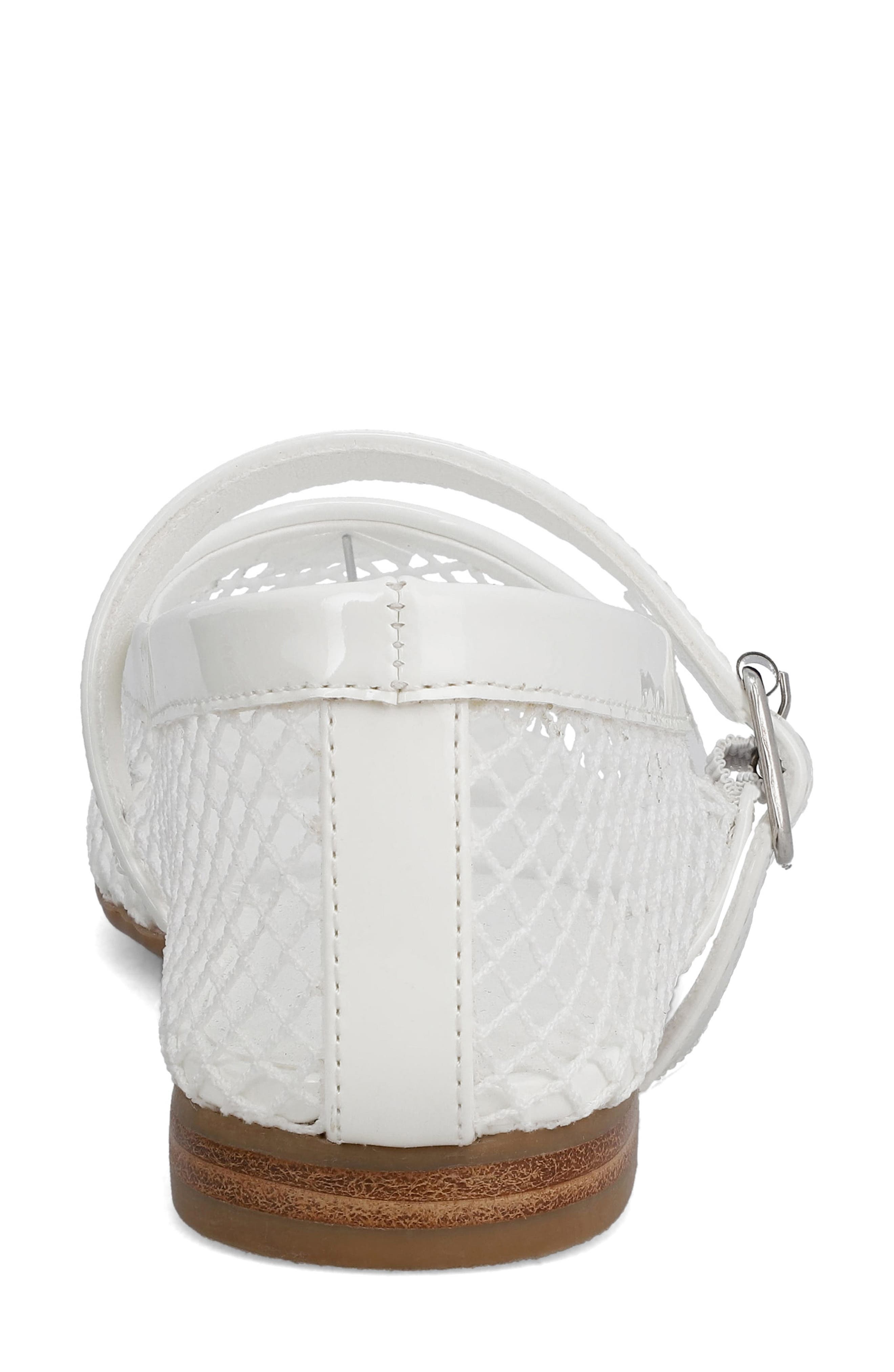 MIA Rayza Woven Mary Jane Flat, Alternate, color, White