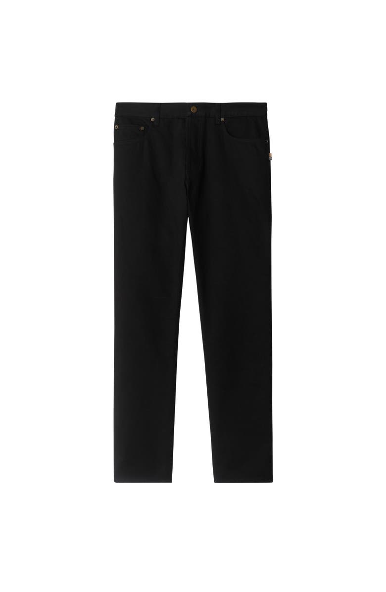 Burberry Slim Jeans, Alternate, color, Black