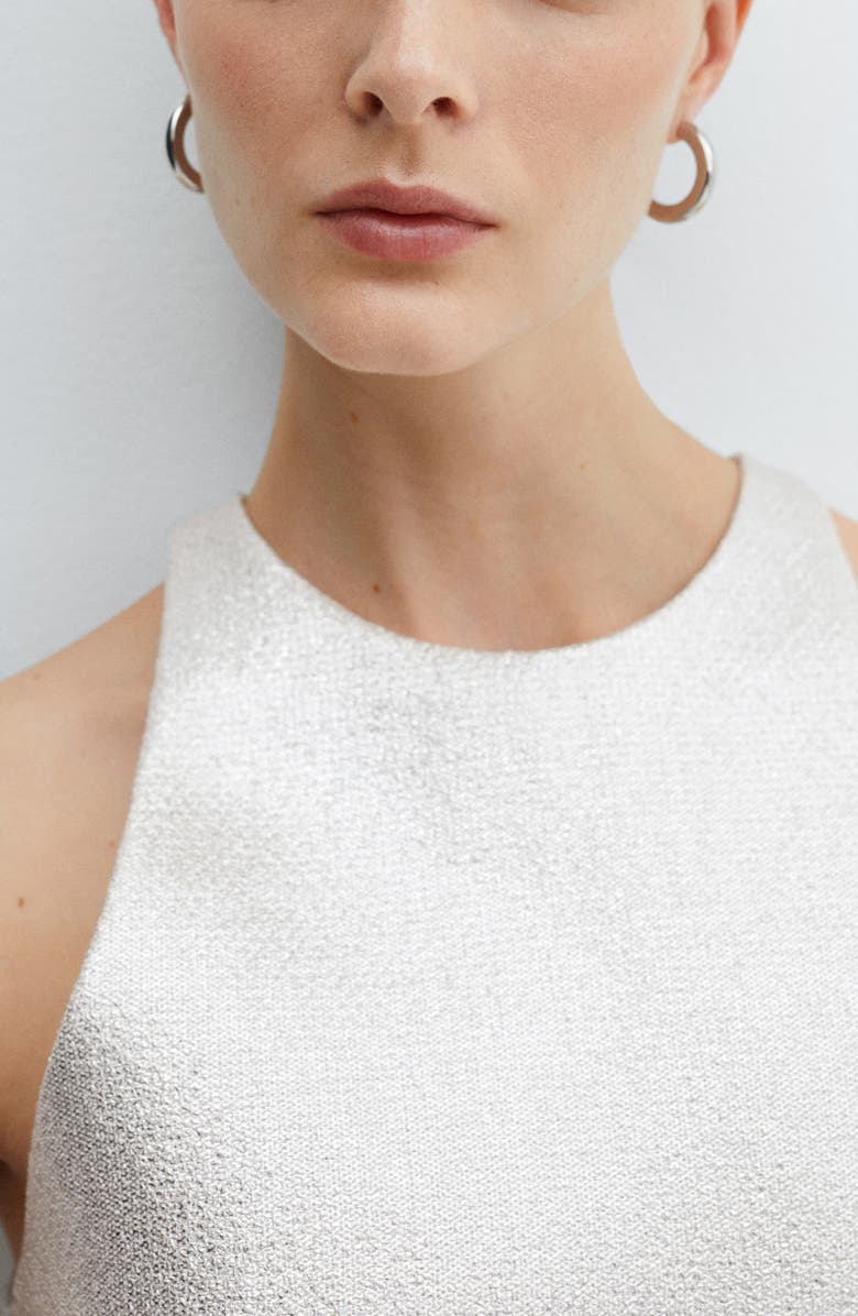 MANGO Valencia Sleeveless Shift Minidress, Alternate, color, 