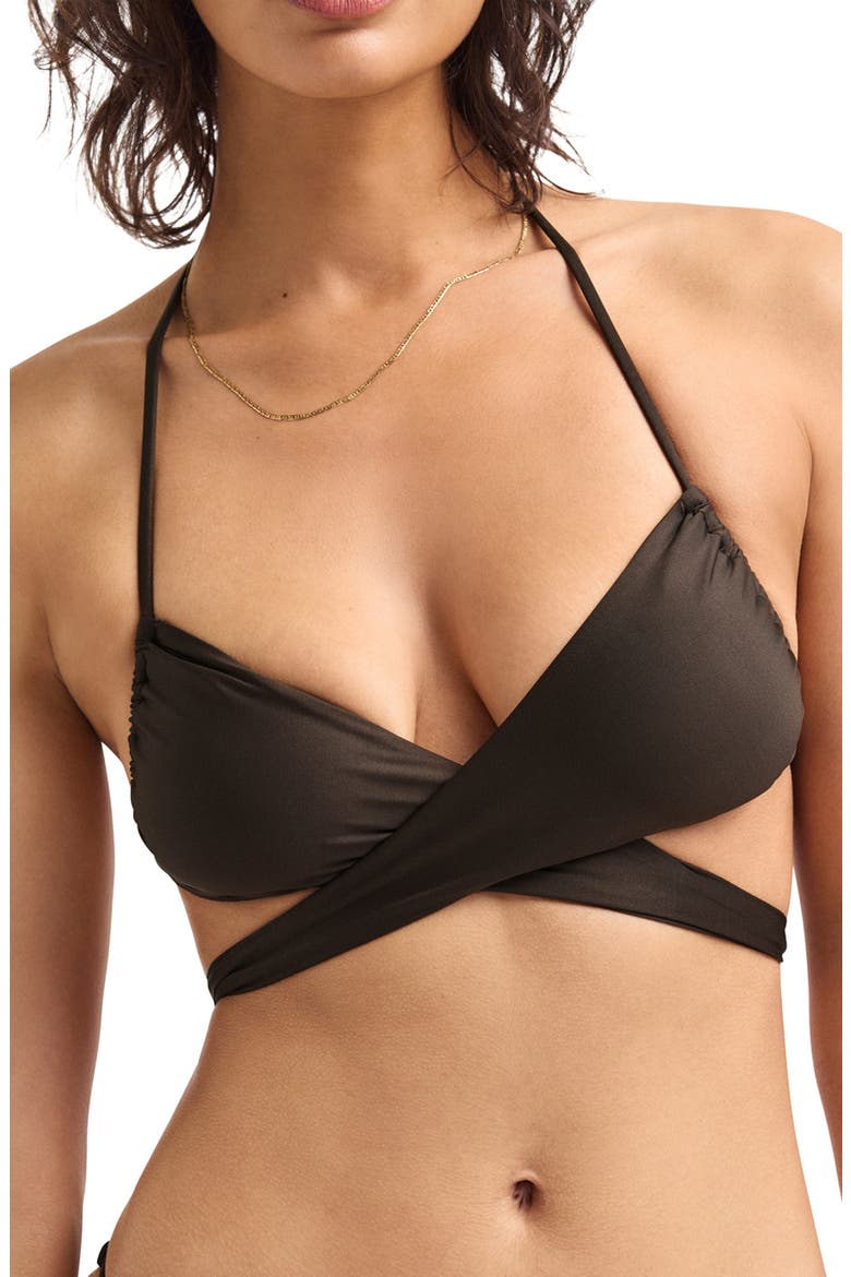 Milana Convertible Bikini Top, Alternate, color, DEEP EARTH