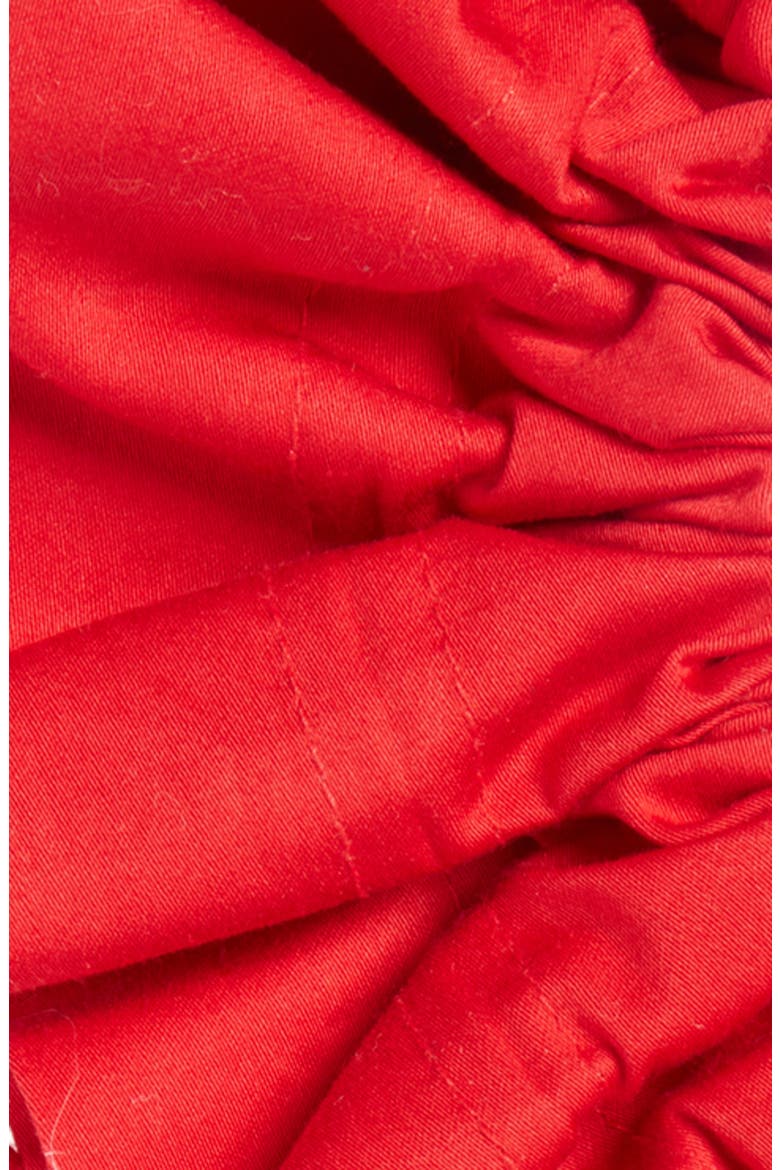 Garter Bun Wrap Scrunchie, Alternate, color, RED