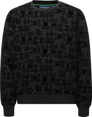 Psycho Bunny Kids' Reed Flocked Crewneck Sweatshirt