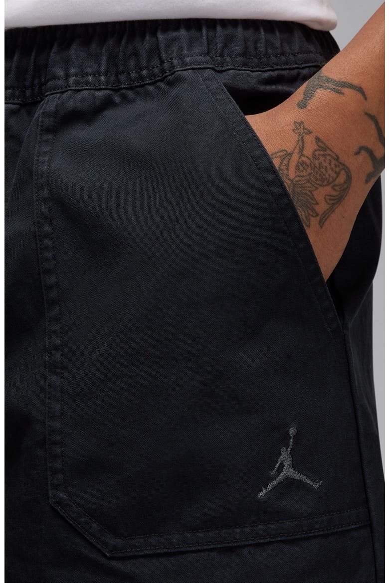 Essentials Woven Shorts, Alternate, color, BLACK