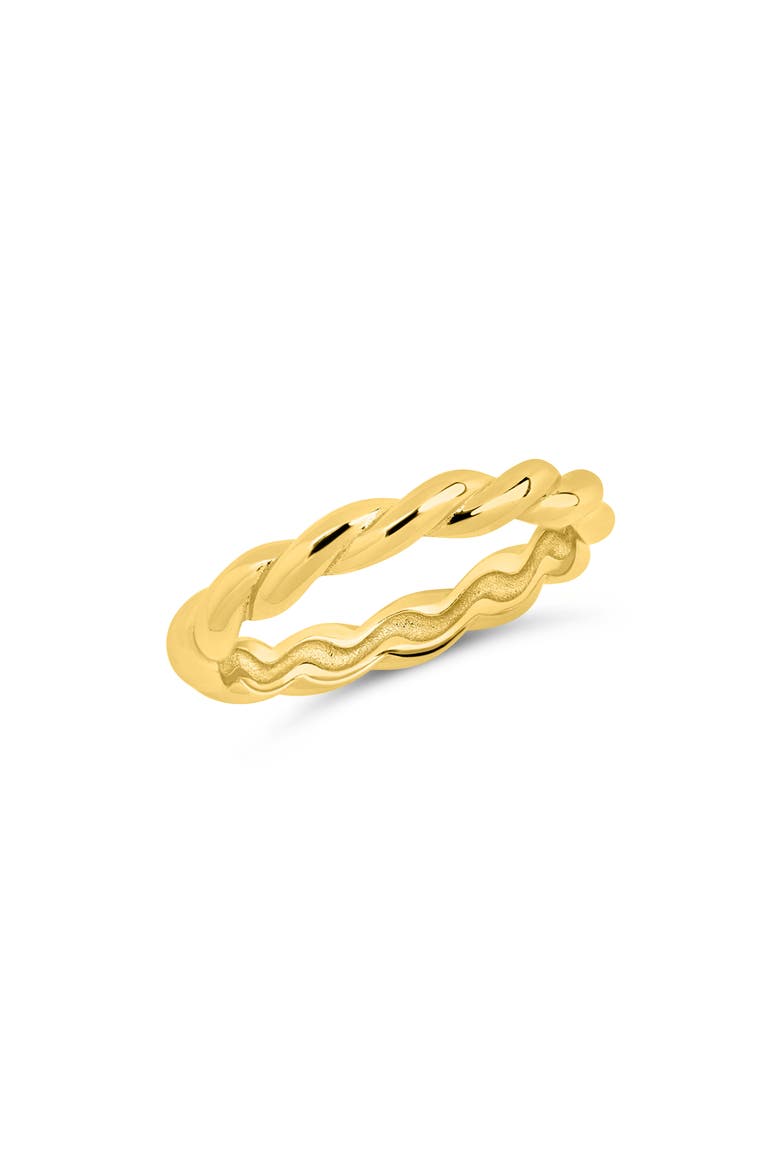 Nixie Twisted Band Ring, Main, color, GOLD