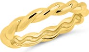 Sterling Forever Nixie Twisted Band Ring