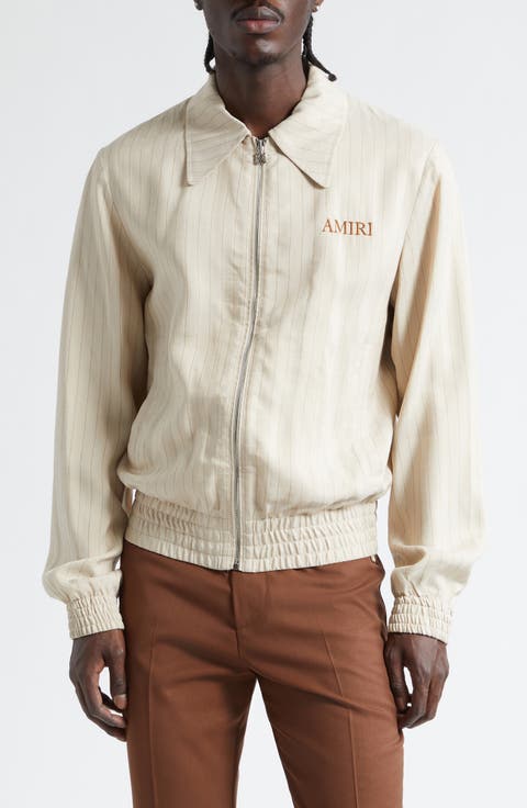 Stripe Blouson Jacket