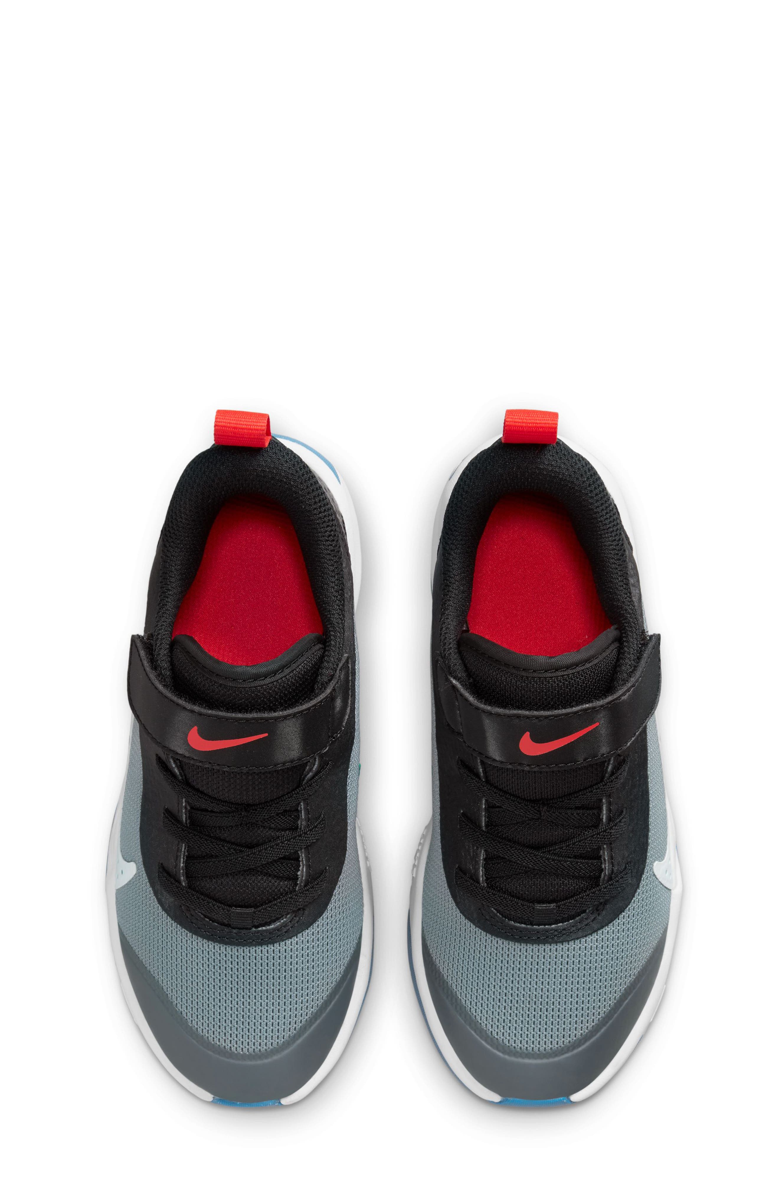 Kids' Omni Multi-Court Sneaker, Alternate, color, GREY/ BLUE/ BLACK/ CRIMSON