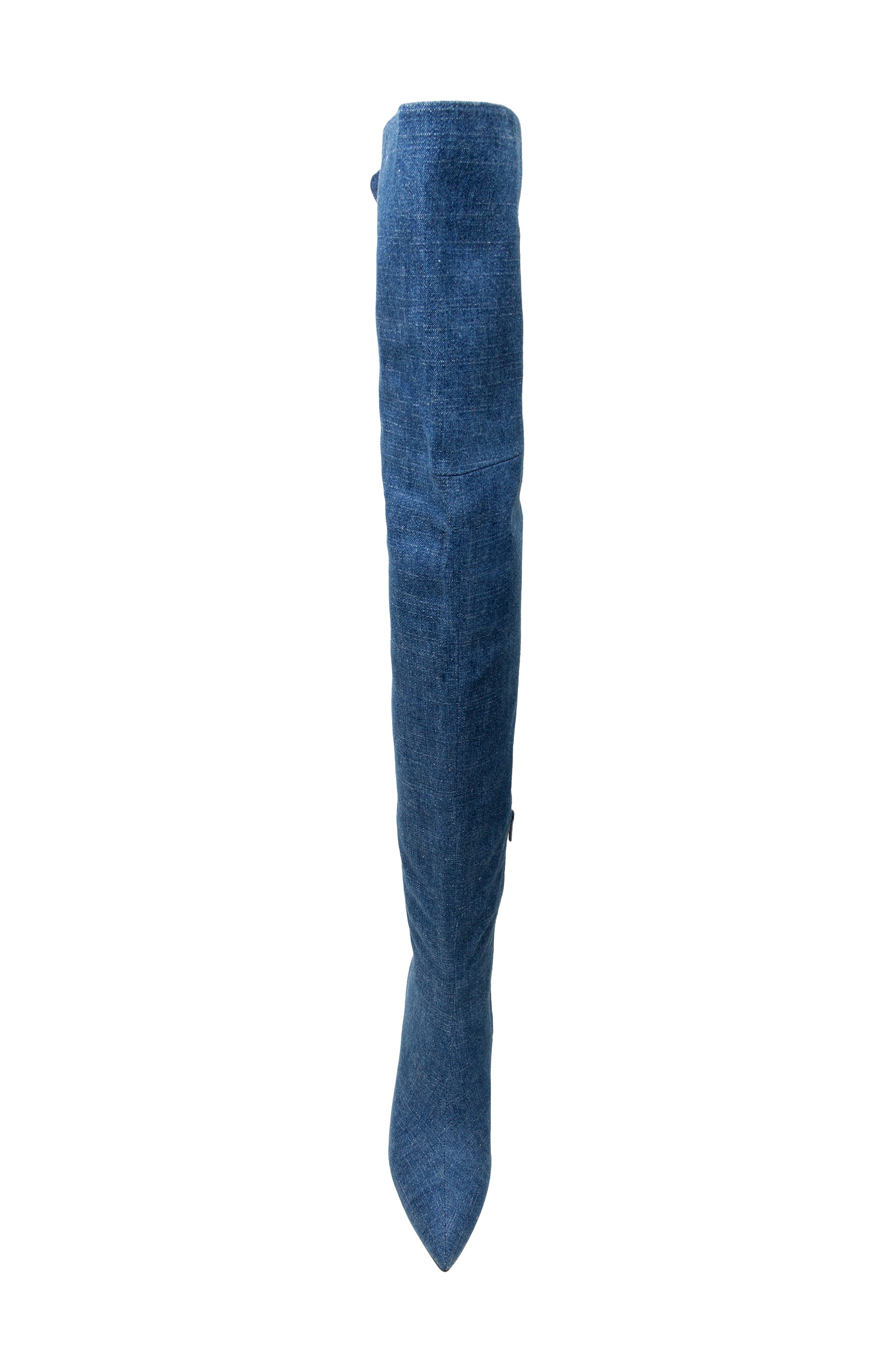 Ace Over the Knee Boot, Alternate, color, DARK BLUE