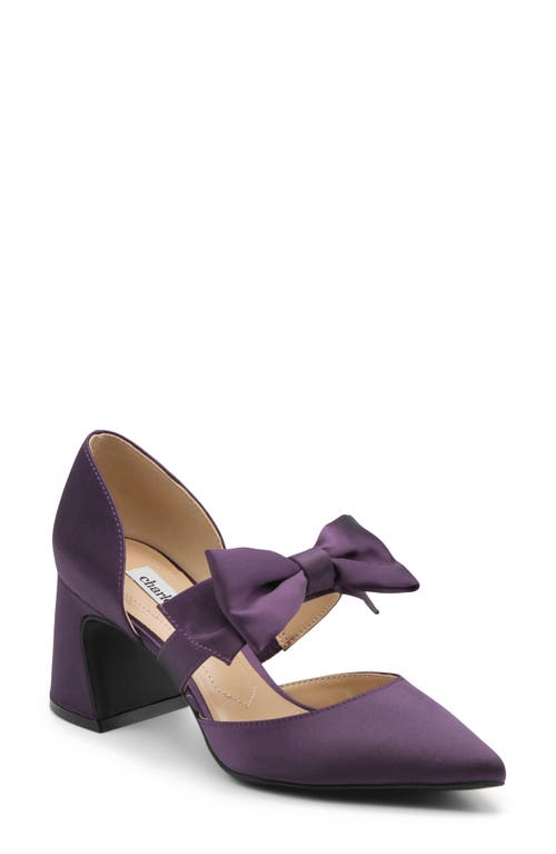 Charles David Andre Pointed Toe Pump In Purple