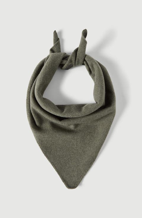 Cashmere foulard with monili
