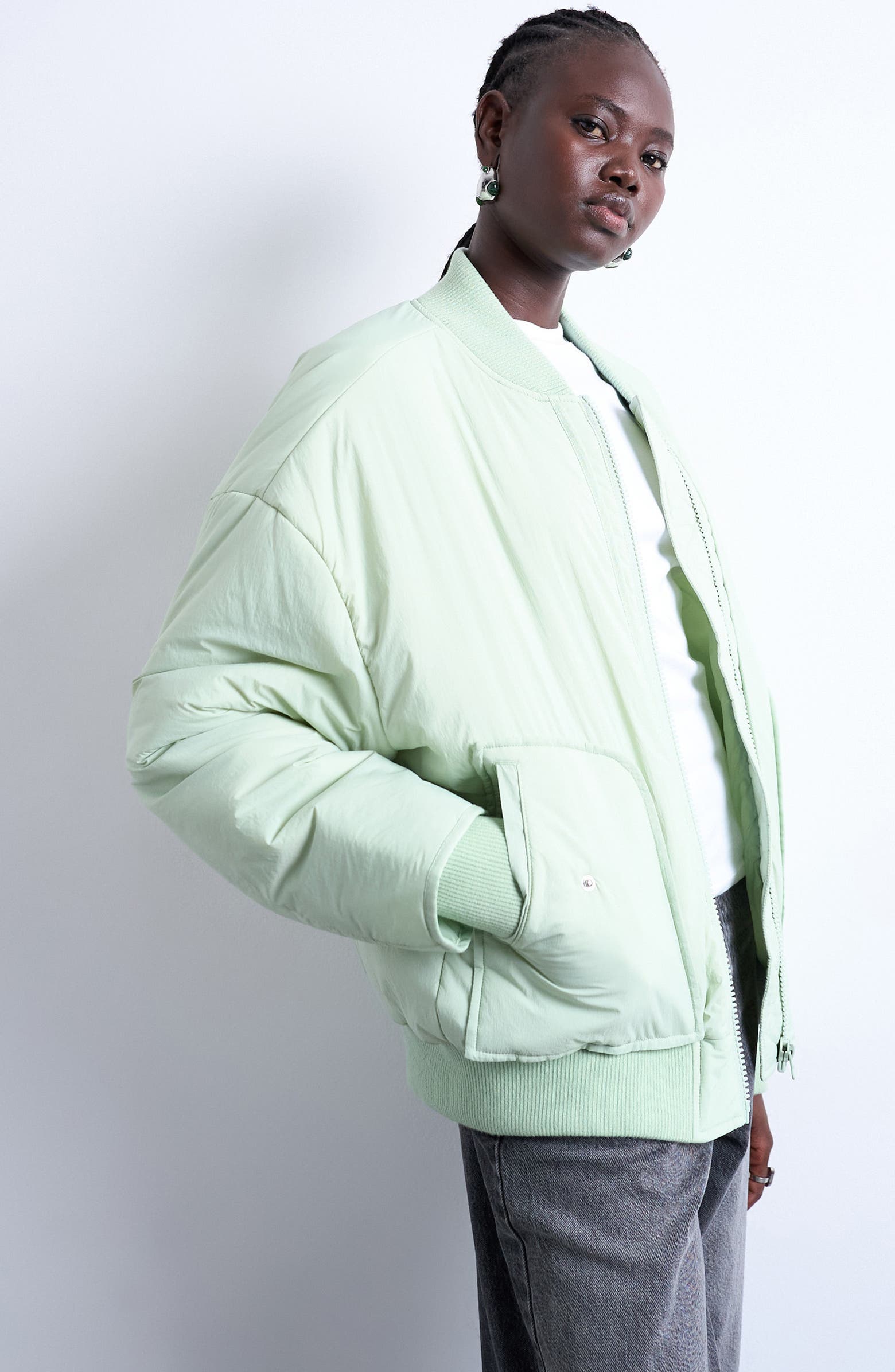 Topshop Techy Bomber Jacket | Nordstromrack