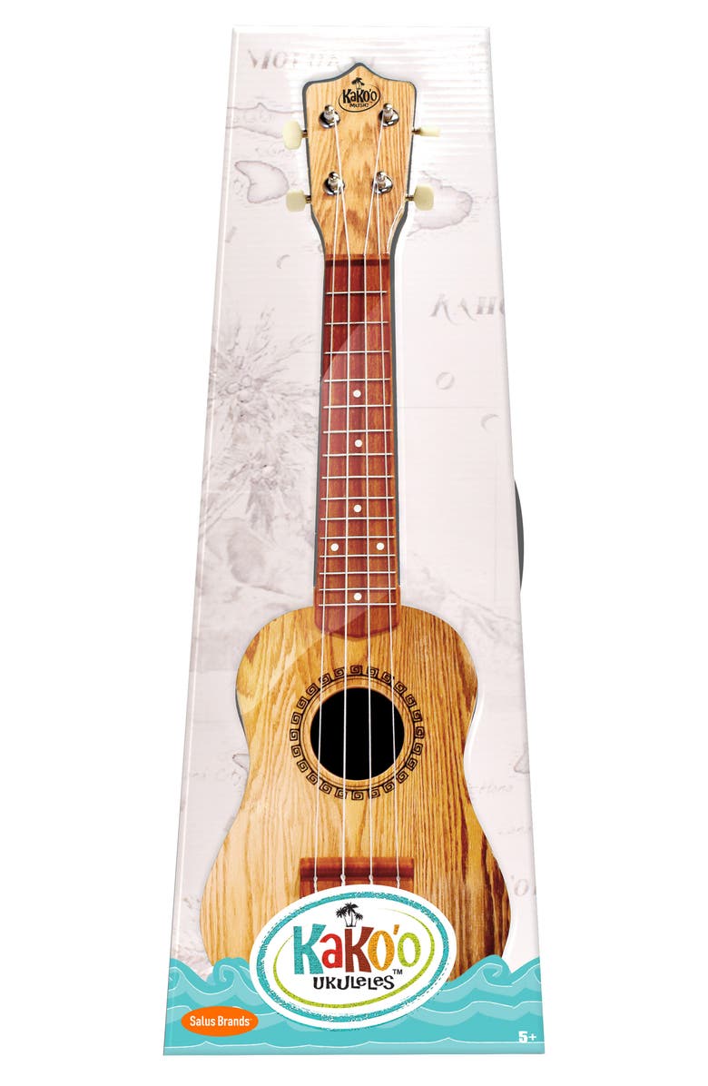 KaKo'o Music Kids' Soprano Ukulele Set, Alternate, color, Brown