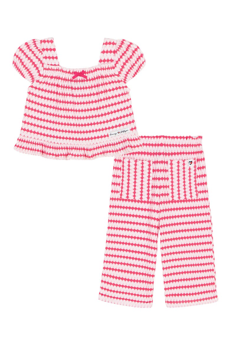 Striped 2-Piece Pants Set, Main, color, RED