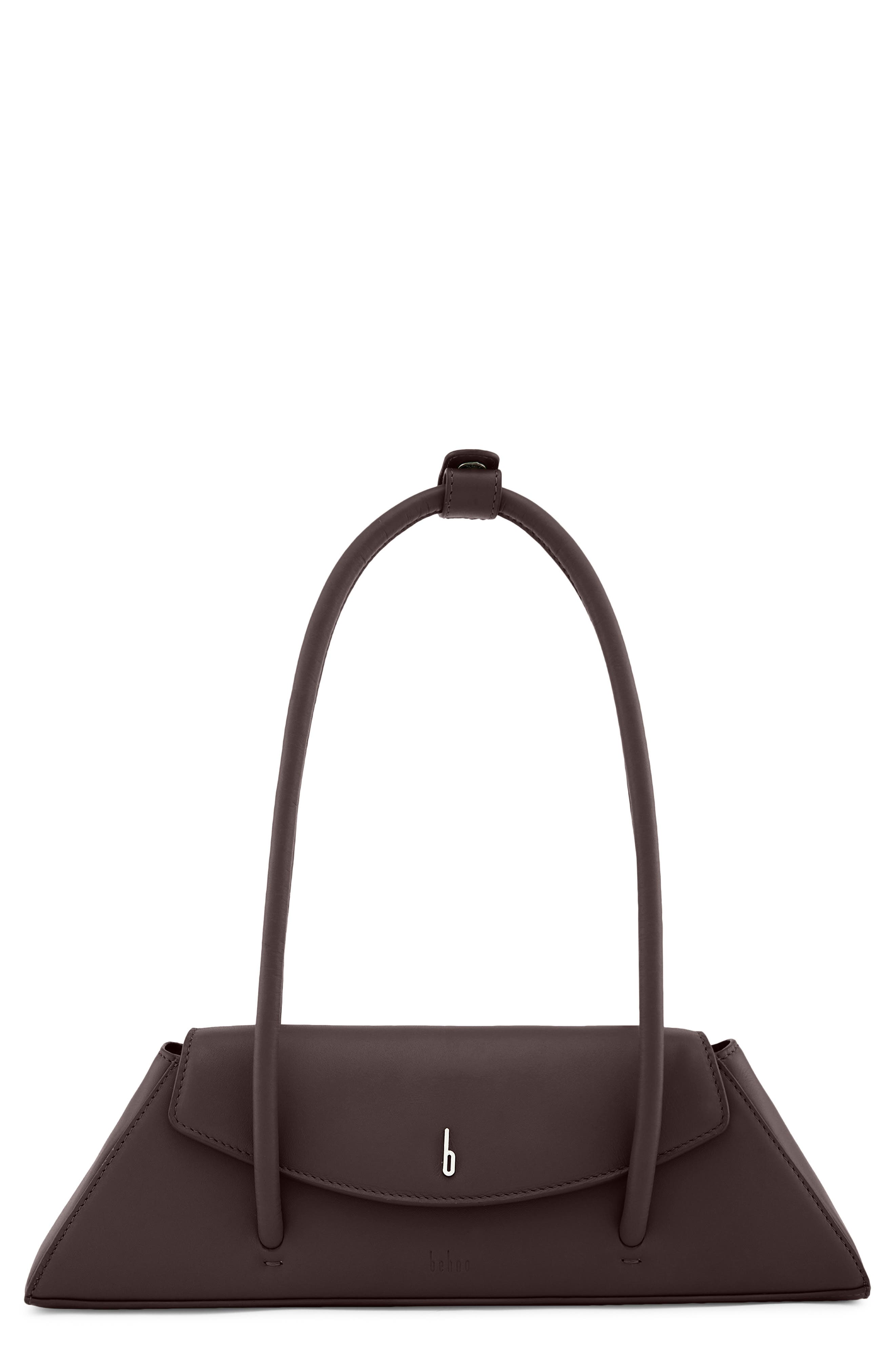 Diana Leather Shoulder Bag, Main, color, CACAO