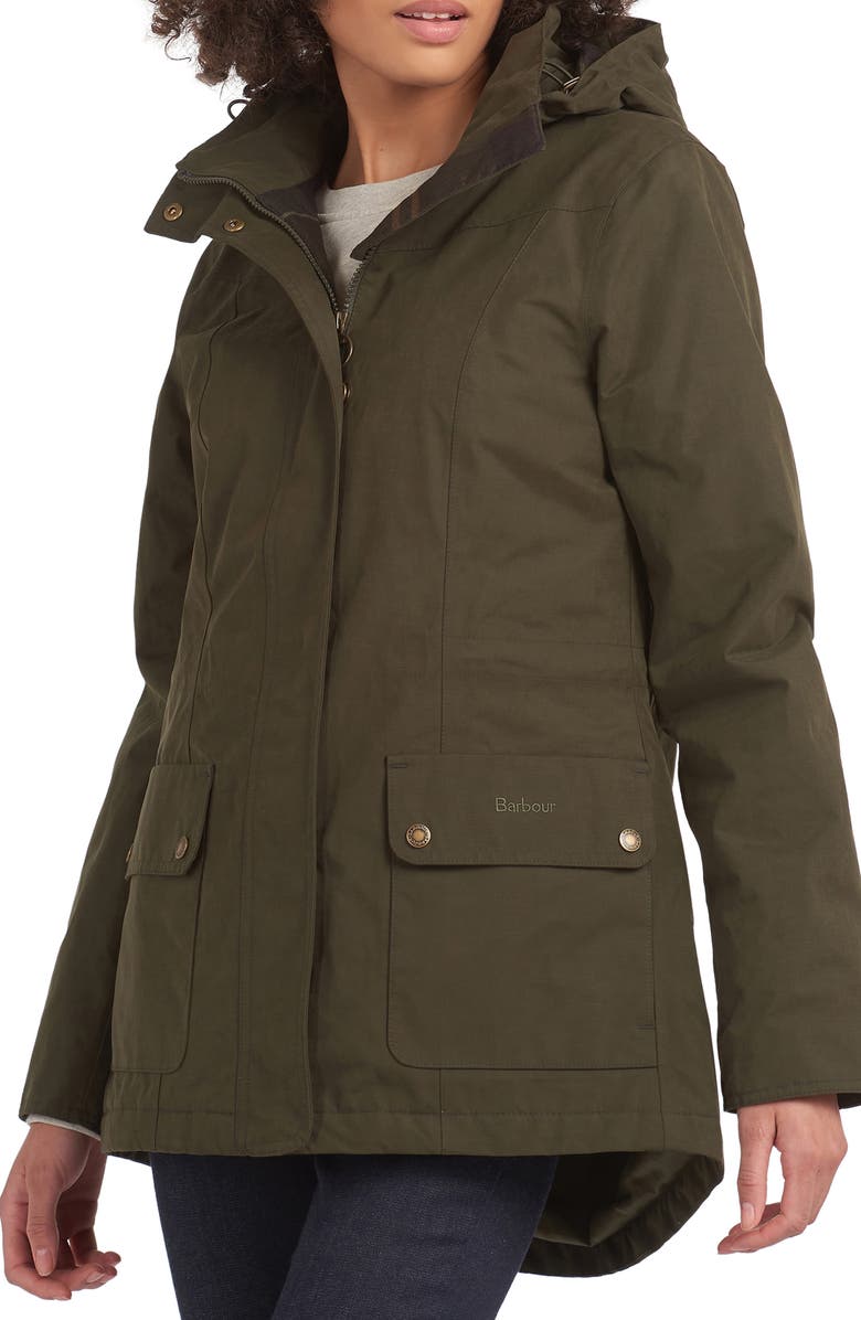 Barbour Lockwood Waterproof Hooded Jacket, Alternate, color,