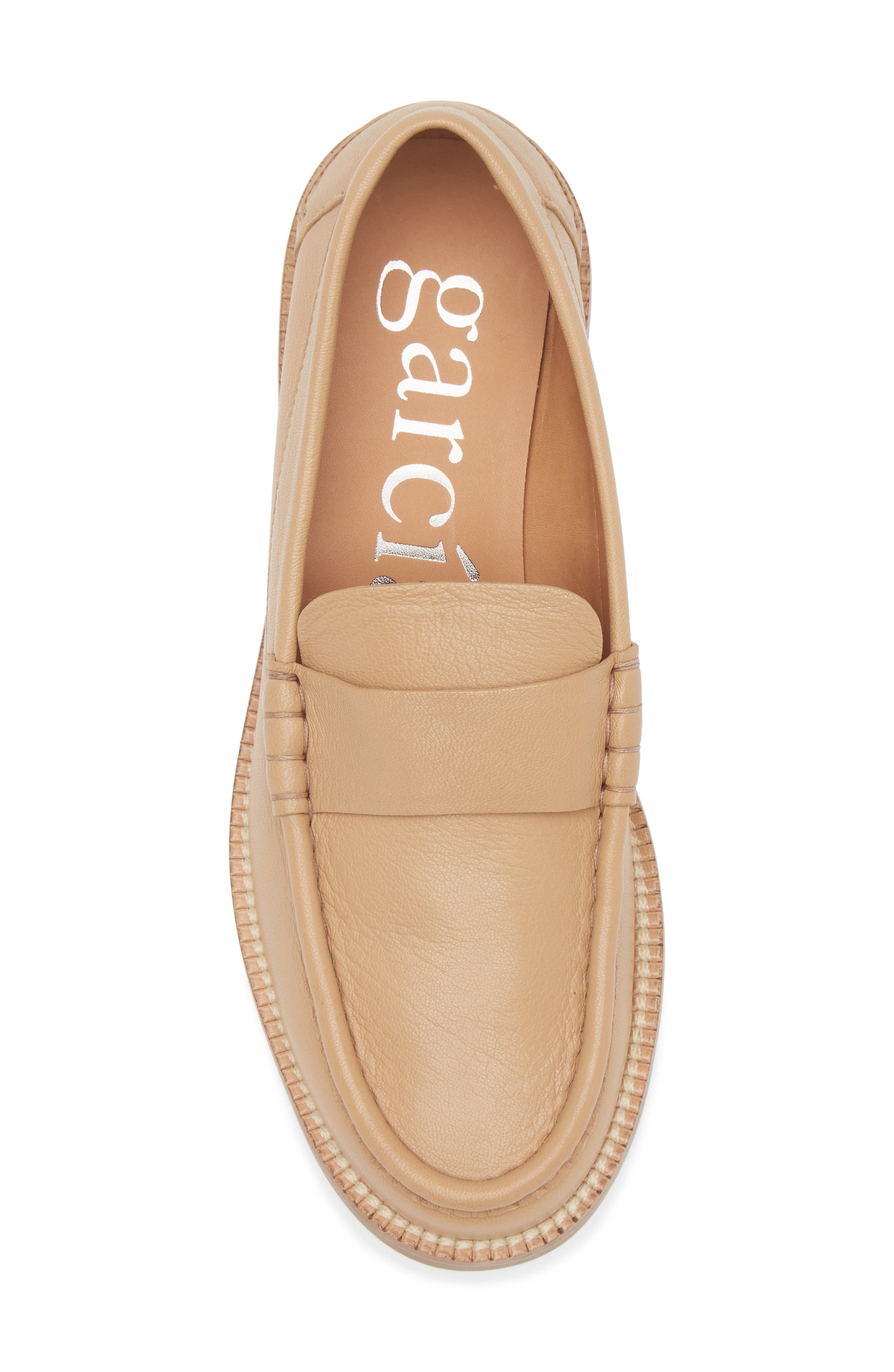 Pedro Garcia Stina Loafer, Alternate, color, Straw Soft Leather