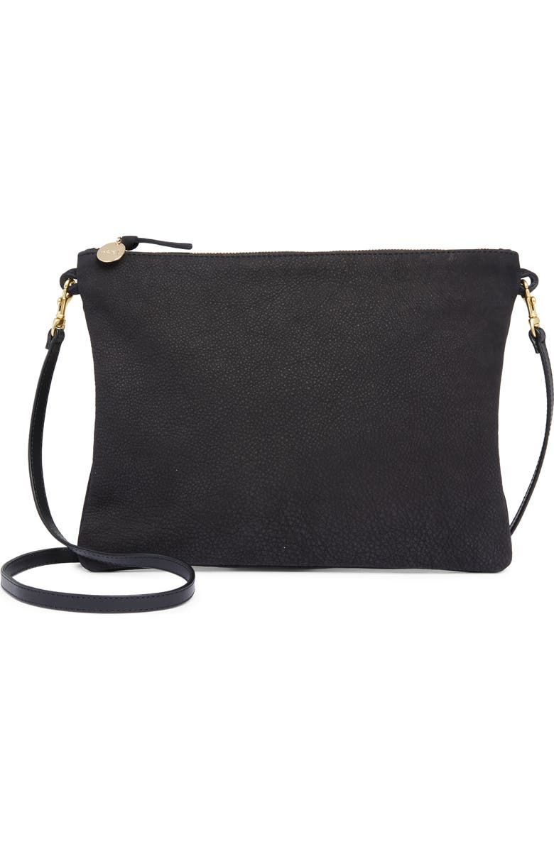 Clare V. Sac Bretelle Leather Shoulder Bag, Main, color,